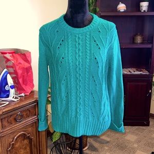 J. Crew wool cable knit sweater